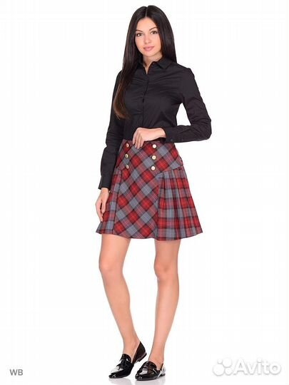 Юбка в клетку