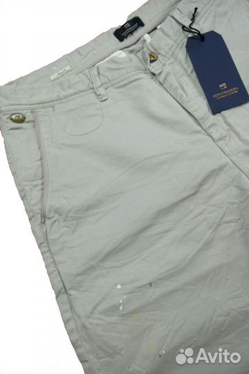 Премиум крафтовые штаны scotch and soda новые 33/3