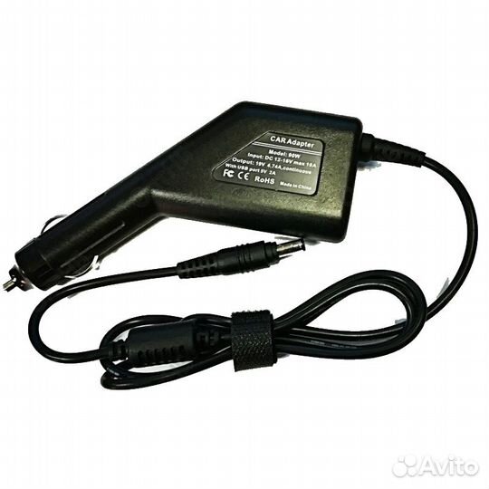 Автомобильная зарядка для ноутбука Samsung 19V, 4