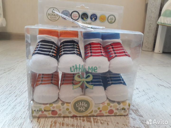 Носки Little me в подарочной упаковке