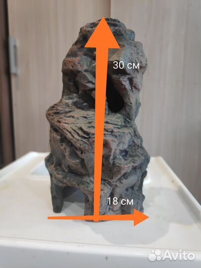 Грот, замок, скала украшение для аквариума большой