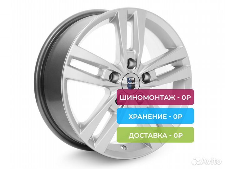 R16 5x112 6,5J ET38 D66,6 К&К Rassvet (кс868) силь