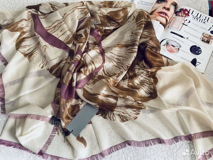 Платок с золотым напылением Mcqueen, 4 цвета