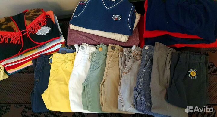 Вещи пакетом на мальчика и девочку 2-4 года