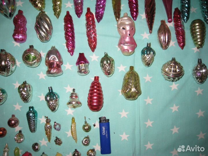 Старые елочные игрушки СССР