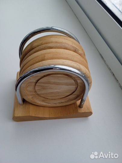 Подставки под стаканы деревянные