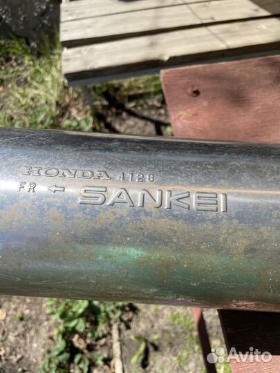 Глушитель прямоточный Honda Fit RS