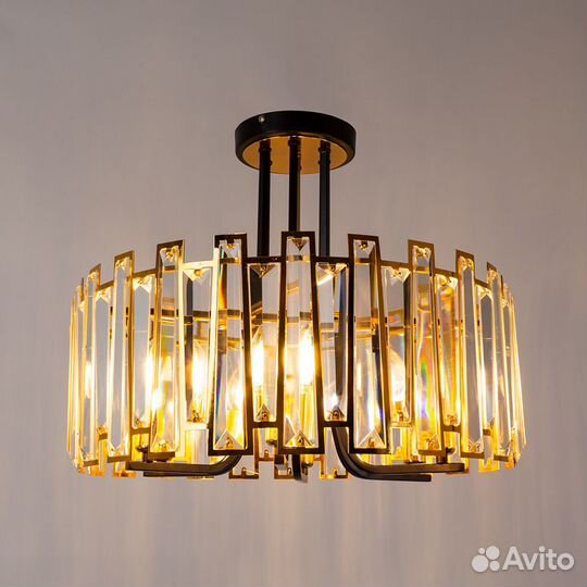 Потолочная люстра Arte Lamp Amber A1028PL-6BK