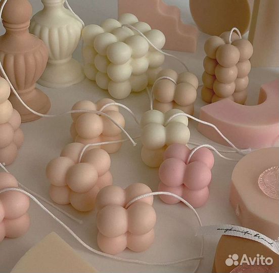 Силиконовые формы для свечей, мыла или десертов