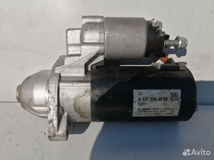 Стартер Mercedes-Benz Sprinter 2 рест. (W906) W906