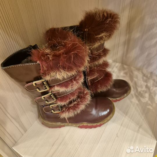 Сапоги зимние для девочки 28 размер новые