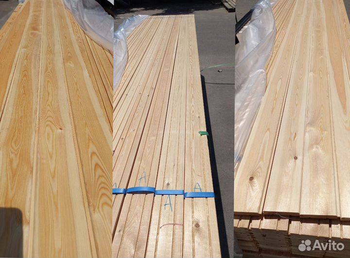 Вагонка 16*86 (80)*4000 мм сорт B лиственница