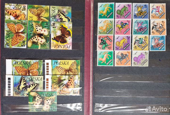 Флора/фауна подборка марок разных стран мира