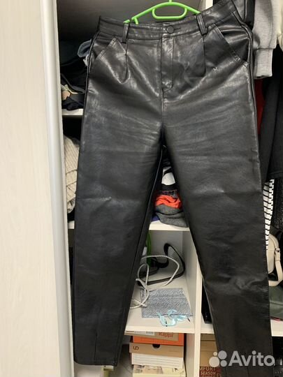Кожаные брюки