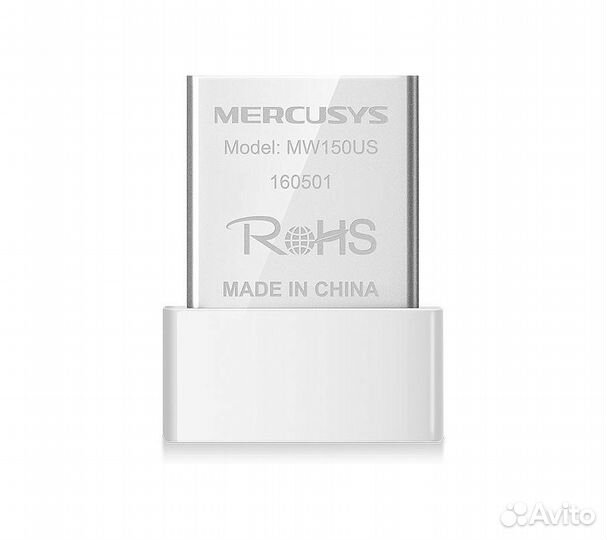 Wi-Fi адаптер Mercusys MW150US, белый