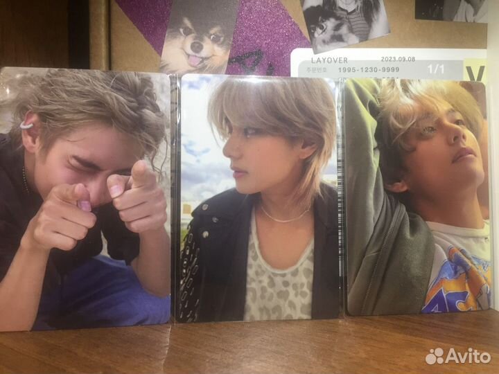 Bts карты тэхена layover