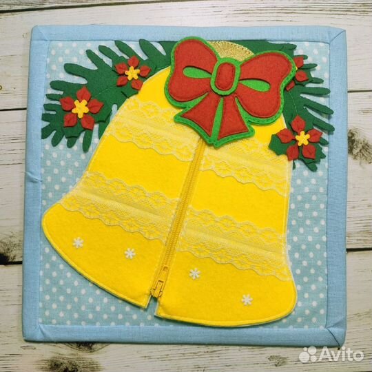 Развивающая книга из фетра 