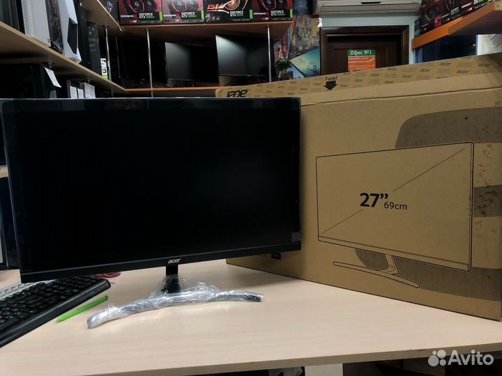 Монитор Acer SA272 Еbmix, 27 дюймов, IPS, 100Hz