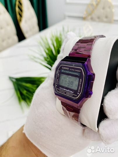 Часы casio illuminator purple