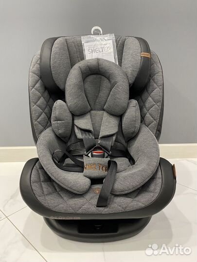 Детское Автокресло Baby Care Shelter цв.чер и сер