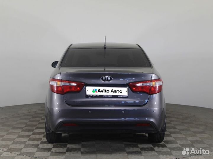 Kia Rio 1.6 AT, 2013, 225 796 км