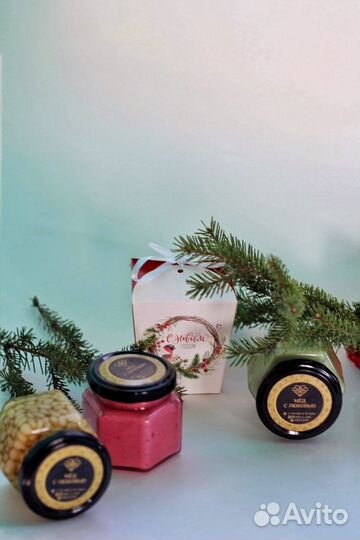 Подарок новый год мёд