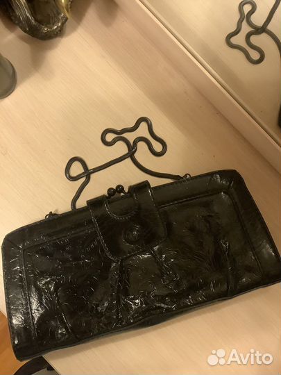 Женский кожаный клатч