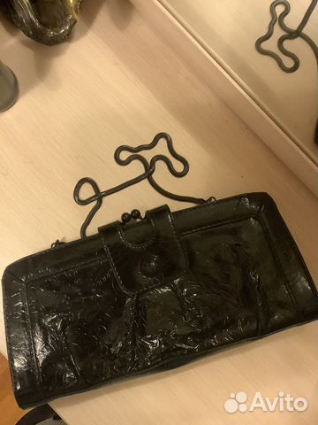 Женский кожаный клатч