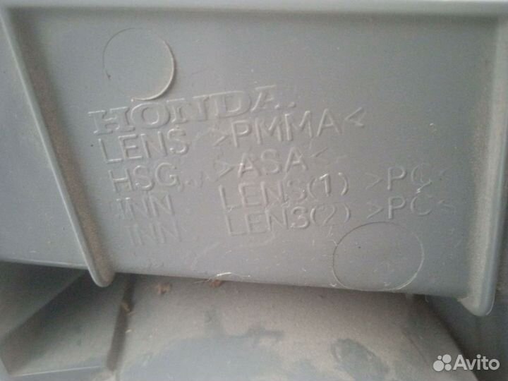 Фара задняя левая хонда аккорд