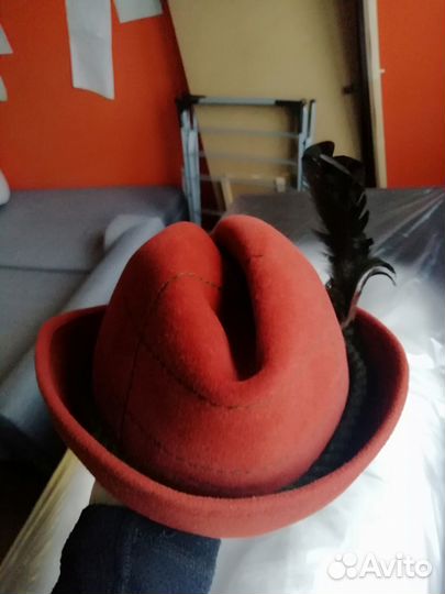 Винтажная шерстяная шапка для театра, кино