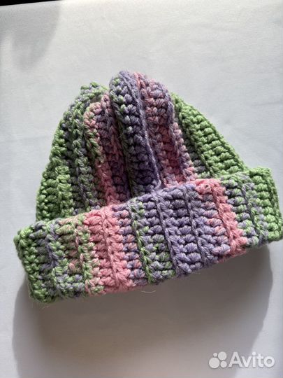 Вязаные шапка ручной работы как из Pinterest