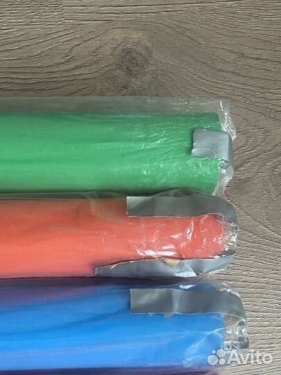 Фотофон бумажный оранжевый и синий 160см x 11м