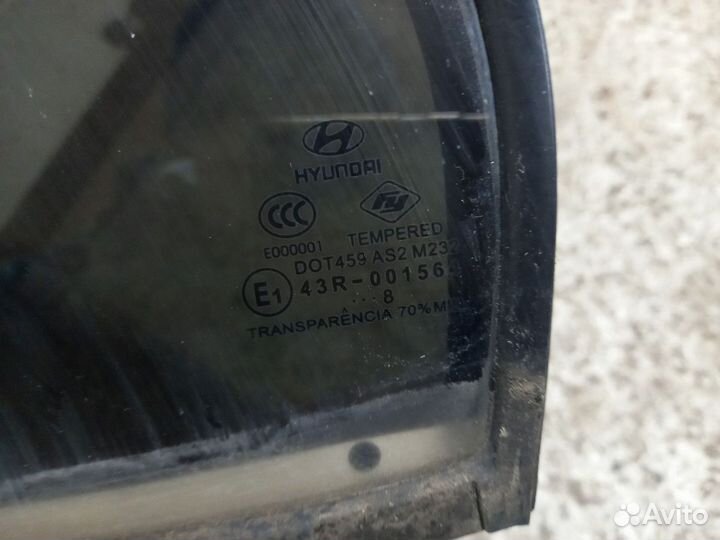 Стекло заднее Hyundai Accent II (1999—2012)