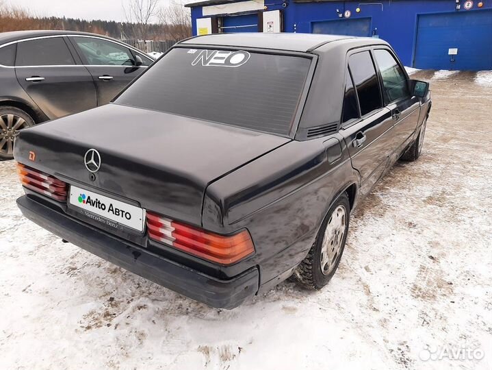 Mercedes-Benz 190 (W201) 1.8 МТ, 1986, битый, 550 000 км
