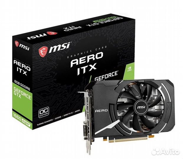 Видеокарта MSI GeForce GTX 1660 super aero ITX OC
