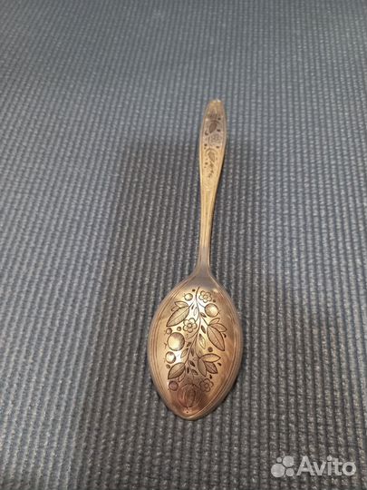 Серебряная столовая ложка Северная чернь