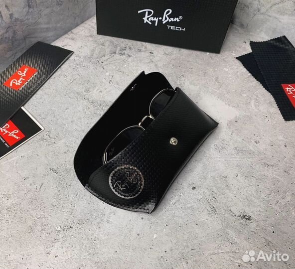 Очки Ray Ban ferrari чepныe