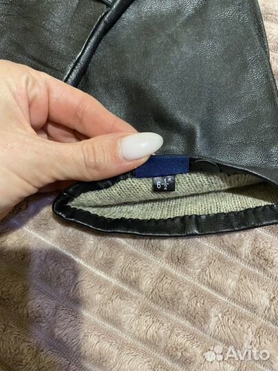 Перчатки без пальцев на шерсти