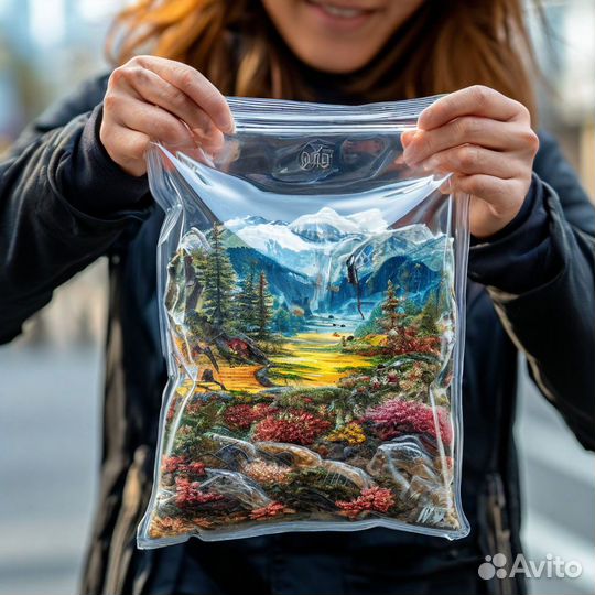 Супер геройские зип пакеты с бегунком + лого