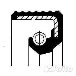 Сальник 28x37x5 Chevrolet Captiva (C100) 2006-2010