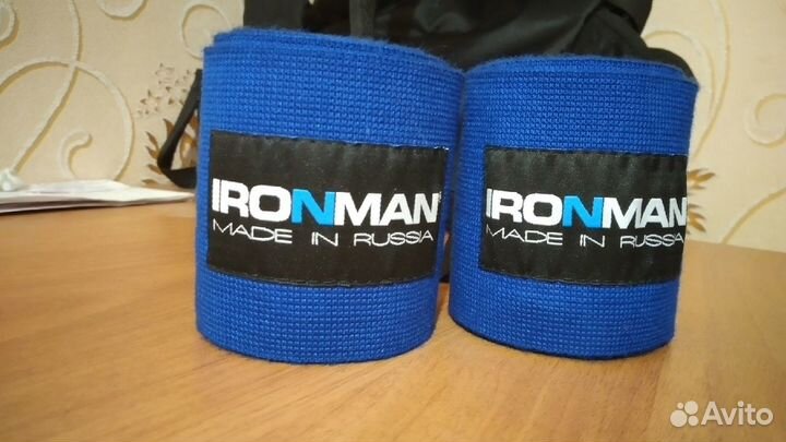 Бинты коленные IronMan 2 метра, жёсткие