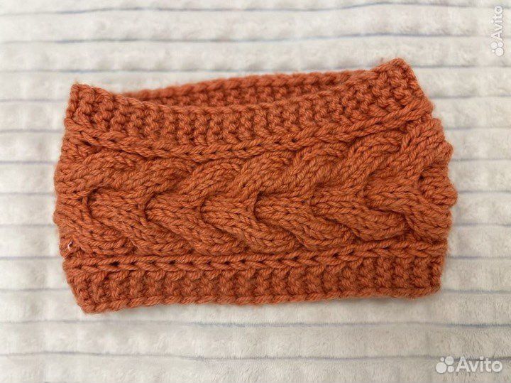 Повязки на голову вязаные