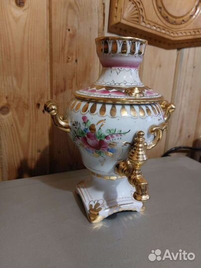 Самовар сувенирный Гжель