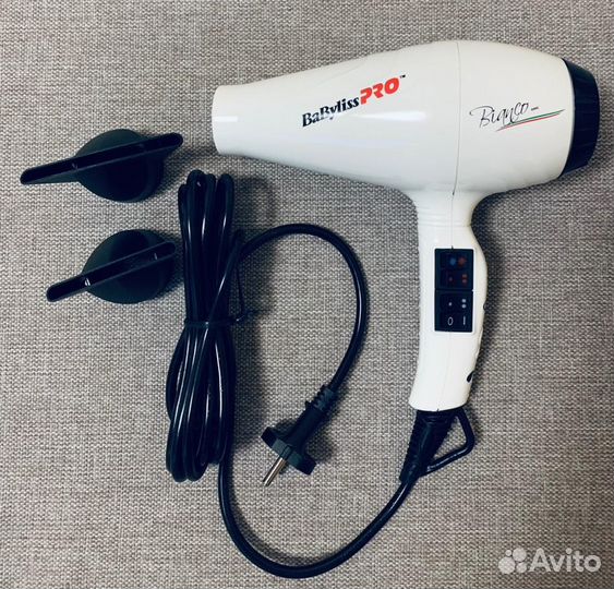 Новый фен babyliss PRO luminoso bianco BAB6350IE