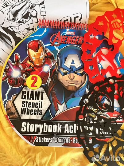 Раскраска Marvel Avengers Мстители