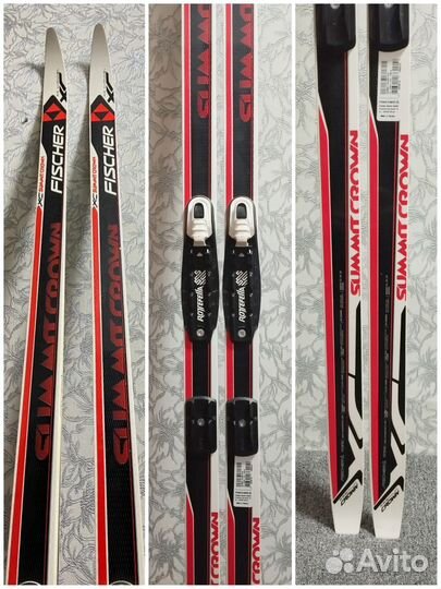Беговые лыжи Fisher summit crown red