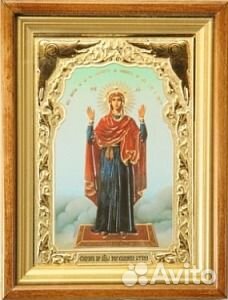 Икона Нерушимая Стена освященная в киоте 18х24см