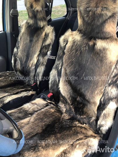 Меховые накидки из натурального волка