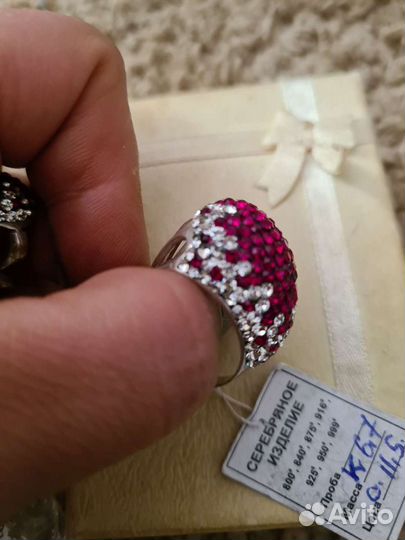 Серебряное комплект новое