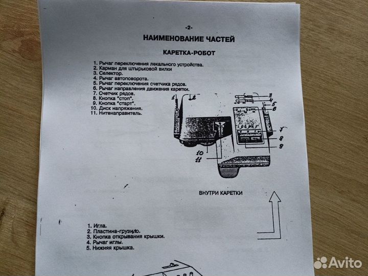 Робот каретка Brother kg-95 для вязальной машины